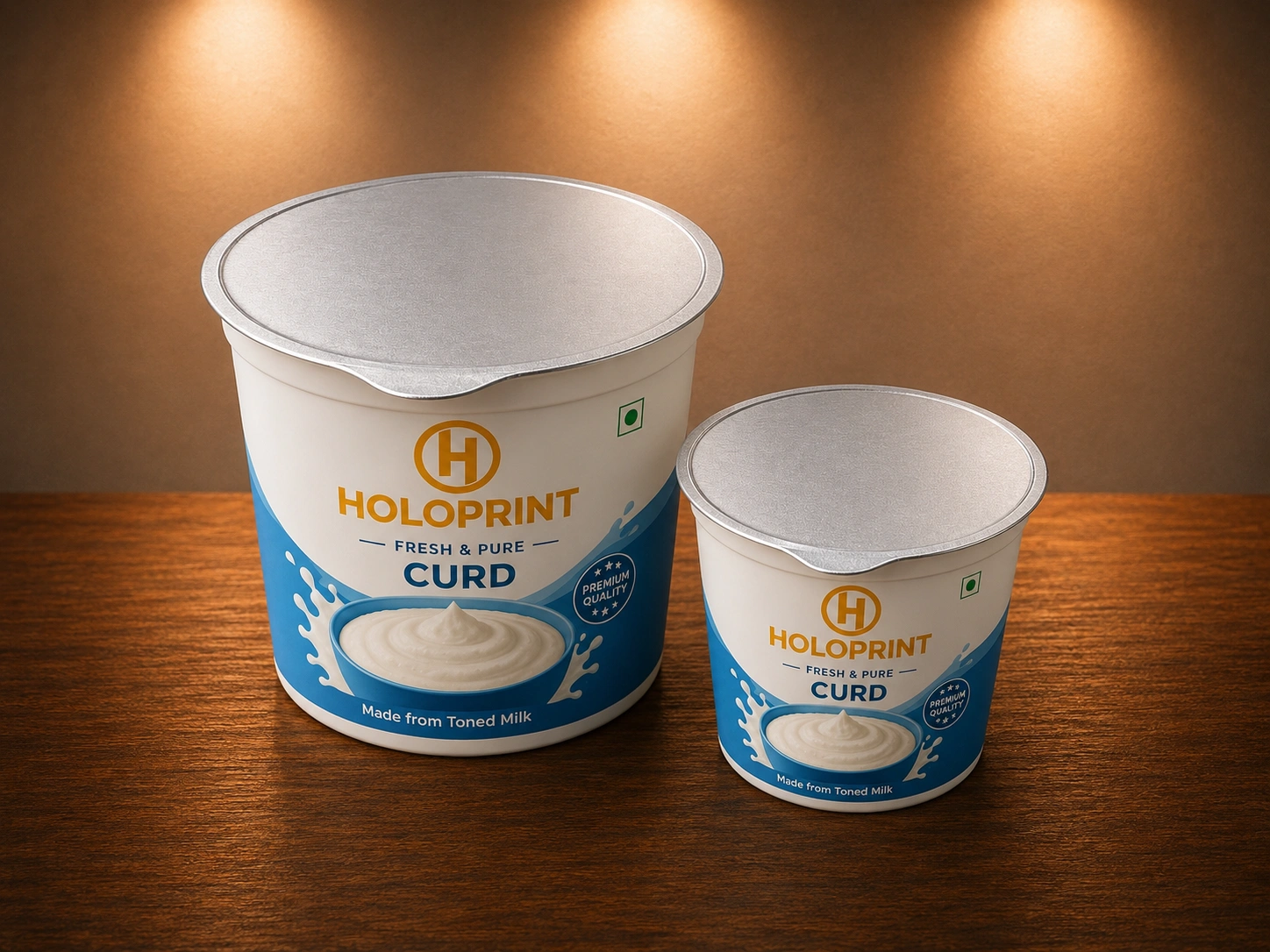 Plain Aluminium Lids