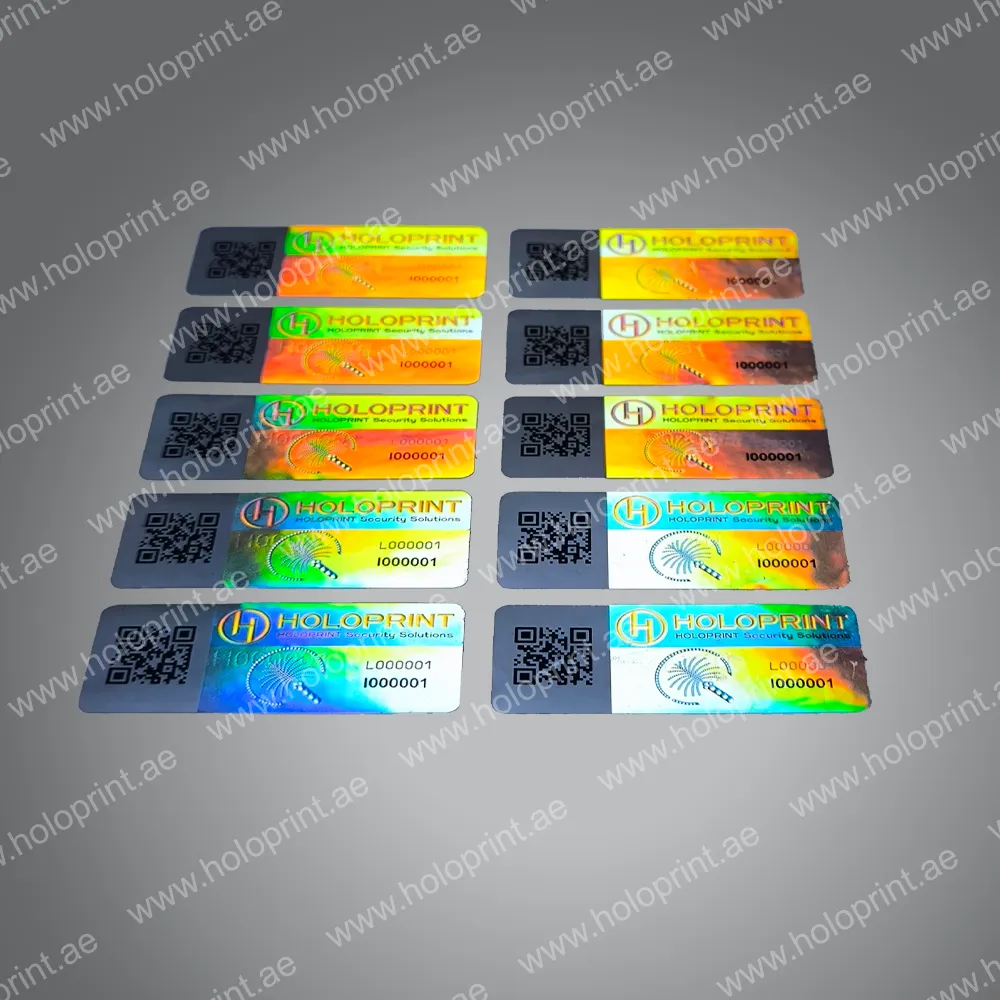 QR Code Hologram Label