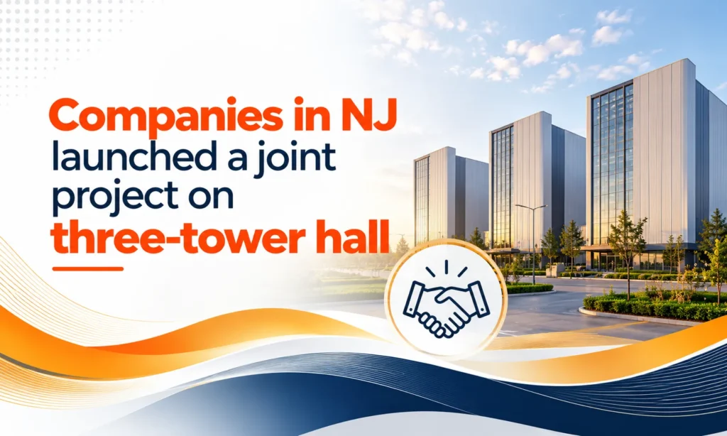 Companies in NJ launched a joint  project on three-tower hall