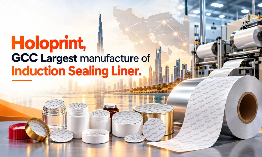 Holoprint, GCC Largest manufacture of Induction Sealing Liner.