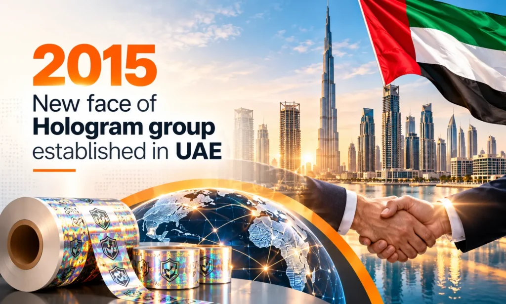 In 2015 – New face of Hologram group established in UAE